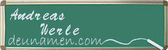 Andreas Werle Visitenkarte